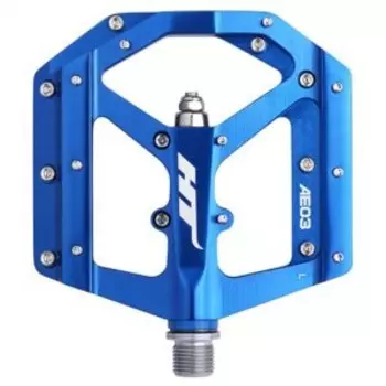 Педали велосипедные HT AE03, 102x96x11 мм, Royal Blue, AE03XX2J25G1X1