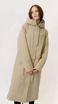 Пальто женское NORPPA KOLARY WNS COAT 325 песочный бежевый, 100210 (Размер: 42)