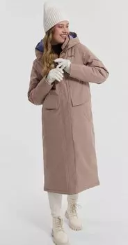 Пальто женское NORPPA KOLARY WNS COAT 2, 439 тауп, 100409 (Размер: 42)