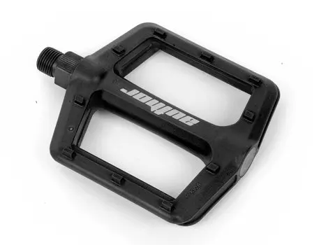 Педали AUTHOR BMX APD-F13-Nylon, широкие с отражателем, ось Cr-Mo, 346г, черные, 8-34200030