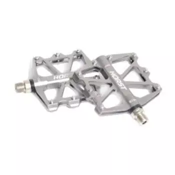 Педали BMX/Downhill алюминиевые H518 HORST, 91х101х11мм, со сменными шипами, облегченные, 00-170847