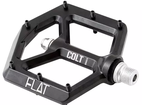 Педали Colt Bikes Flat, черный, алюминий, mlg-CK26K