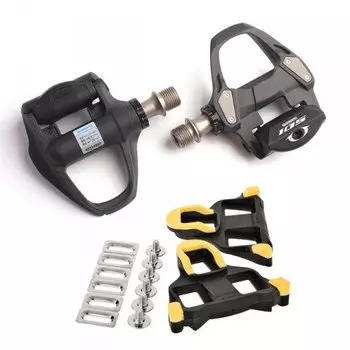 Педали для велосипеда, SHIMANO 105 R7000, SPD-SL, с шипами SH11.