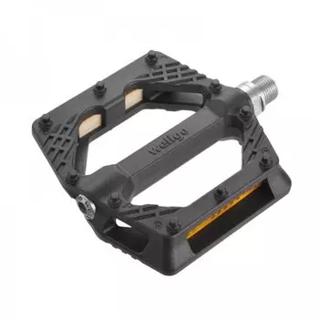 Педали для велосипеда WELLGO нейлон BMX/Downhill B223BN широкие ось Cr-Mo, 340 г, 6-14233