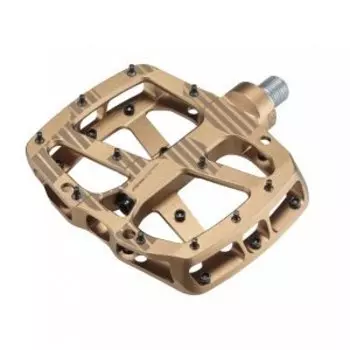 Педали E Thirteen Plus Flat Pedal Aluminum Body 22 Pins Bronze, PD2UPA-103