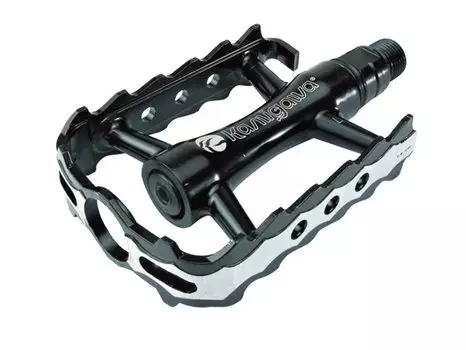 Педали KAMIGAWA KG-P045, MTB/Fix-gear, ось Cr-Mo, промподшипники, 65х90х22мм, 300г, чёрные