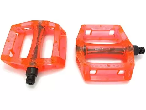 Педали KAMIGAWA Z-0911,DH/BMX, полимерные, ось CrMo, 9/16" red