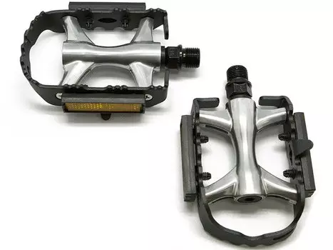 Педали MARWI SP-2611, MTB, алюминий, ось CrMo, 9/16", на промподшипниках, под туклипсы
