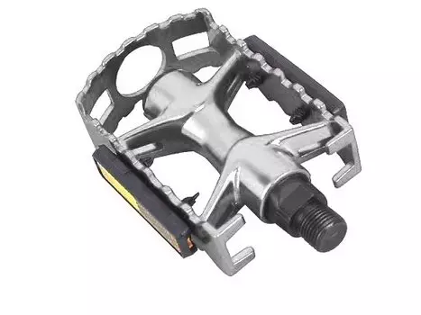 Педали SHUNFENG SF-PD05, MTB, 94х62 мм, 9/16, алюминиевые, серебристые, SF-PD05