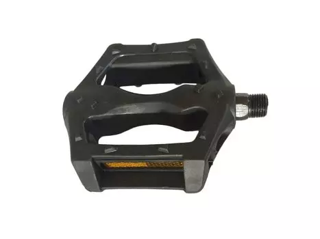 Педали SHUNFENG SF-PD11, BMX, 116х91 мм, 9/16, пластиковые, с подшипниками, чёрные, SF-PD11