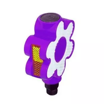 Педали Vinca Sport, детские, пластиковые, ось 1/2", 95x79 мм, цвет фиолетовый, VP 851 violet