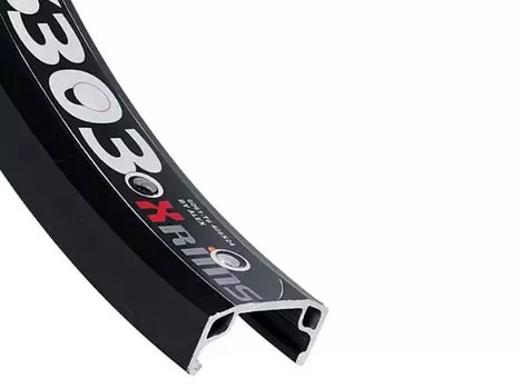 Обод велосипедный ALEX RIMS Y303, 20''х 24 мм, 48H, одинарный, чёрный, Y303 (BLK) 48H 20''