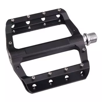 Педали велосипедные 4BIKE K311, материал CNC алюминий, размер платформы 116х98х16,5 мм,черный, ARV-K311BLK