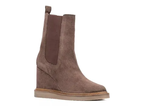 Ботильоны Vintage Foundry Elizabeth Wedge, темно-коричневые