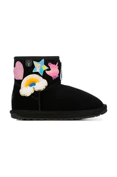 Детские зимние ботинки Wallaby Mini Play Emu Australia, черный