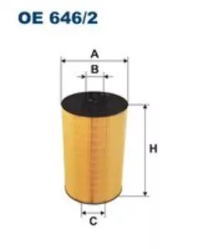 Фильтр масляный FILTRON OE 646/2 MAN TGA 04>