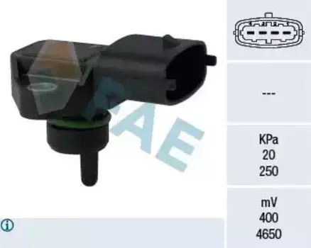 датчик давления воздуха!\ Hyundai Porter/Starex/H-1 97-07 15124 FAE