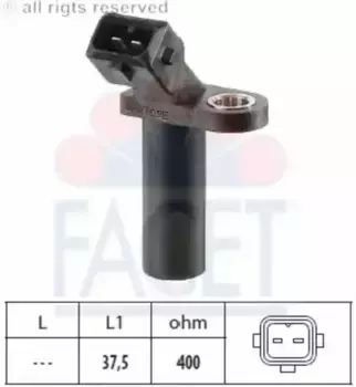 Датчик к.вала Ford Mondeo 1.6, 1.8, 2.0 16v 93- 9.0037 FACET