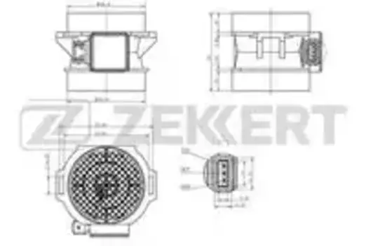 Датчик давления воздуха Suzuki Swift (MZ EZ) 05- Ignis (MH) 03- Opel Corsa C D 03- Fiat Dobl SE-2001 ZEKKERT