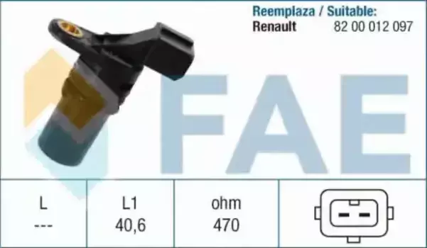 датчик положения коленвала!\ Renault Clio/Modus/Trafic 1.2-2.5i/DCi 04> 79250 FAE