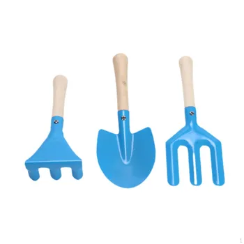 3 Pack Kids Gardening Tools Set, Tools, Portable Small Toys for Beach, Snowfield, Printed Pattern