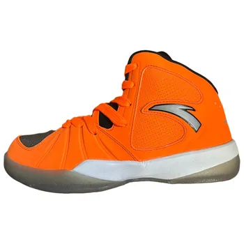 Anta Rondo 1 Stylish Comfortable Shock Absorbing Non-Slip Wear-Resistant High-Top Basketball Shoes Men sneaker Orange 11441190-3 40