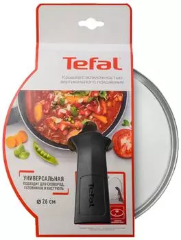 Крышка Tefal Maestro стеклянная 26см. Доставим до двери!