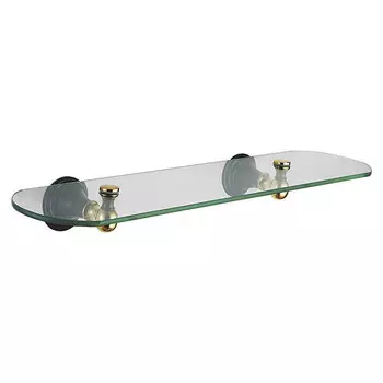 Полка стеклянная одноэтажная Fixsen Luksor FX-71603B