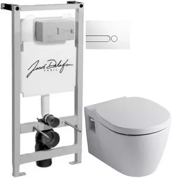 Комплект Ideal Standard Connect E803501 + E712701 + система инсталляции Jacob Delafon E5504-NF + E4326-00