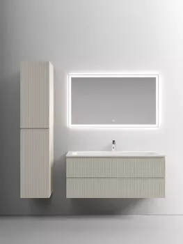 Комплект мебели бежевый матовый 121 см Sancos Snob T SNT120CE + CN7017 + CI1200