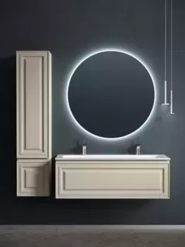 Комплект мебели бежевый матовый 121 см Sancos Very VR120CE + CN7016 + SF1000