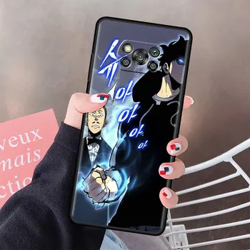 Чехол из ТПУ для Xiami Poco X3 NFC M3 F1 F3 M4 Pro, мягкий чехол для телефона Mi 11 Lite 11T 10T Pro Note 10 Funda Anime Solo Leveling Sac Mi 9T