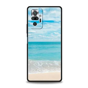 Чехол для телефона «Море синего неба и пляжа» для Xiaomi Redmi Note 12 5G 11 10 Pro Plus 9S 9 8 7 9T 8T 10C 9C 9A K50 игровой мягкий силиконовый чехол Redmi 8