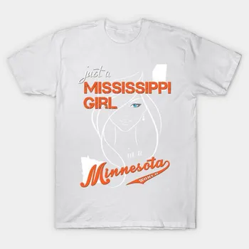 T Shirt Women Mississippi Minnesota Harajuku Print Kawaii Tshirt Summer Short Sleeve Female T-Shirt Top Tee S розовый