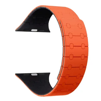 Ремешок для часов, силиконовый магнитный ремешок для Apple Watch Band Ultra 2, 44 мм, 49 мм, 40 мм, 42 мм, 41 мм, 45 мм, браслет-петля, браслет IWatch Series 8, 7, 6 SE, 5, 4 38mm 40mm 41mm