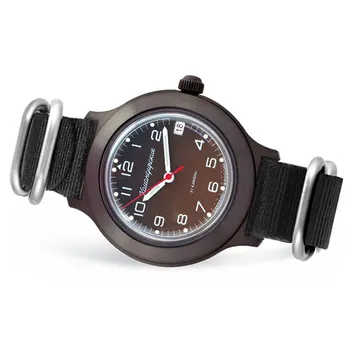 Российские наручные мужские часы Vostok 2416.00-92476B. Коллекция Командирские