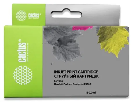 Картридж Cactus CS-C9452A №70 для HP DJ Z3100 (130мл), голубой