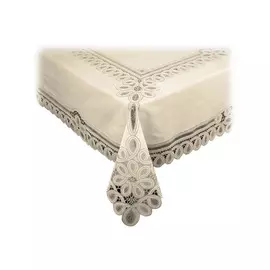 скатерть ПВХ рулонная ажурная TOWA 132х177см Pretty, арт.3918