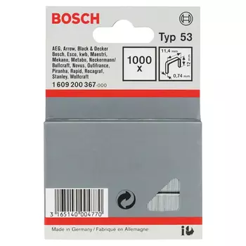 скобы для степлера BOSCH тип 53 12мм 1000шт