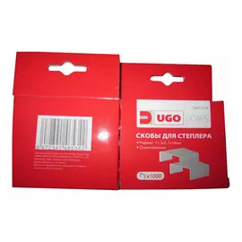 скобы для степлера UGO LOKS 053 14мм 1000шт