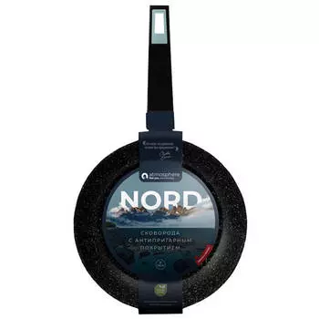 сковорода ATMOSPHERE Nord 26см антипригарная, кованый алюминий, индукция