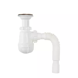 сифон для раковины AQUANT 1 1/4" х 40 белый