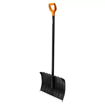 скрепер для уборки снега с деревянным черенком PLANTIC Snow 144х54,5см