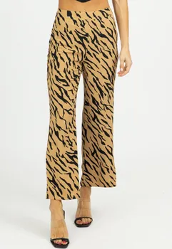 Широкие брюки Zebra в загаре LE LIS, цвет tan