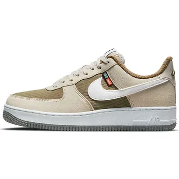 Nike Air Force 1 07 LV8 Toasty — Мужские кроссовки из ротанга Brown Sail Brown-Kelp DC8871-200 42