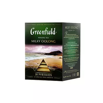 Чай зелёный "Milky Oolong" 25 пакетиков Greenfield.