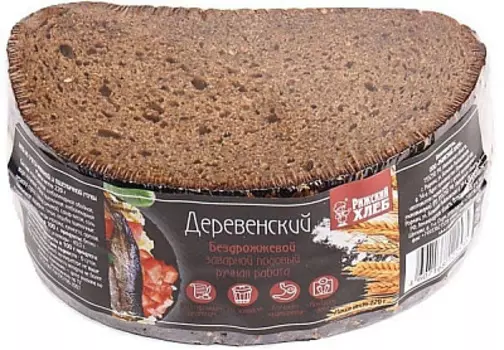 Хлеб бездрожжевой Деревенский Рижский хлеб