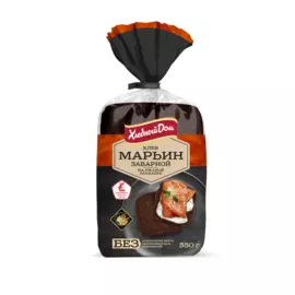 Хлеб Марьин заварной нарезка Хлебный дом