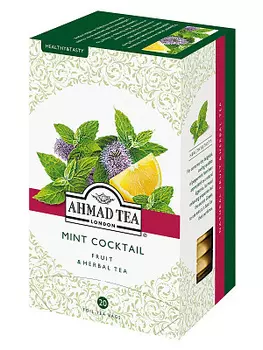 Чай травяной Ahmad Tea со вкусом и ароматом мяты и лимона