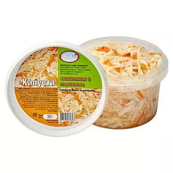 Капуста маринованная с морковью 500г ФерЭльГам